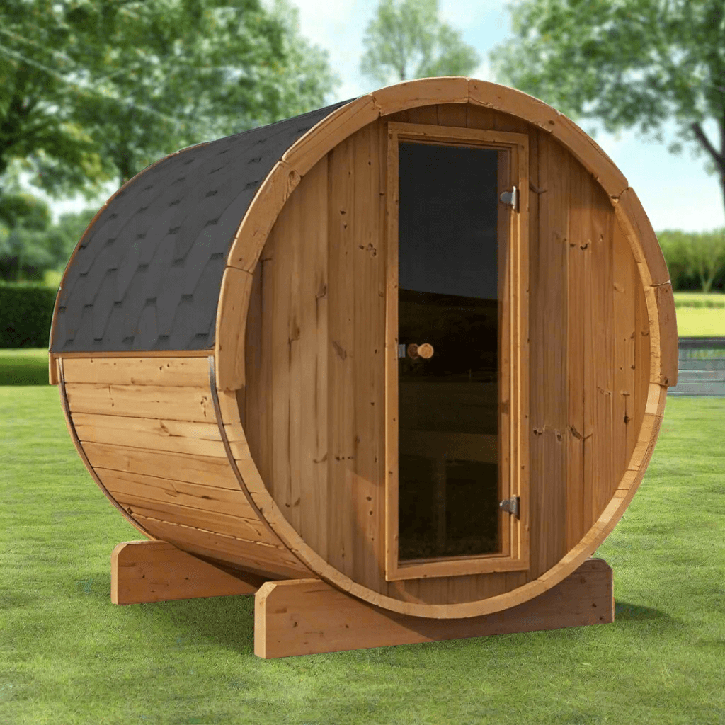 SaunaLife Model E7 4 Person Sauna Barrel