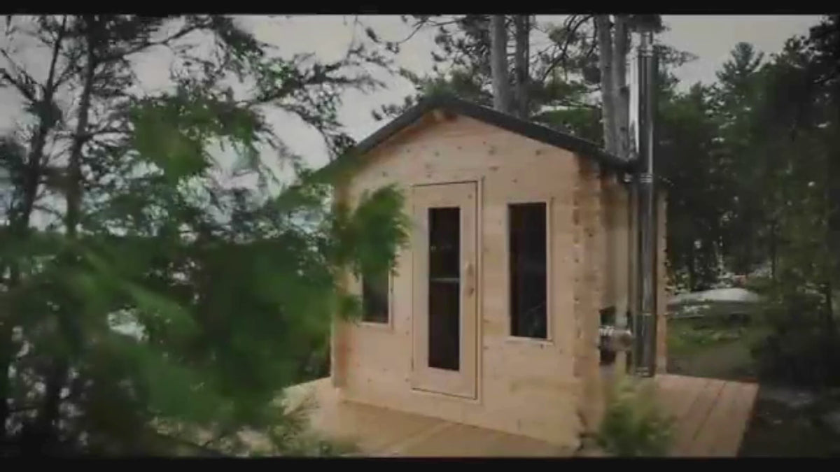 Dundalk Leisure Canadian Timber Georgian Cabin Sauna CTC88W