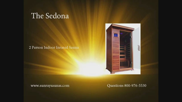 Sunray Savannah 3-Person Infrared Cedar Sauna for Relaxation