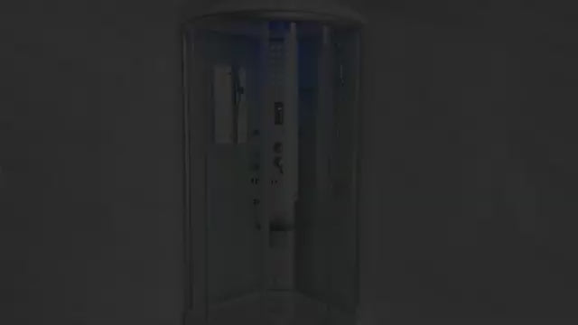 Mesa WS-9090C 1 Person Corner Steam Shower - 36"L x 36"W x 85"H