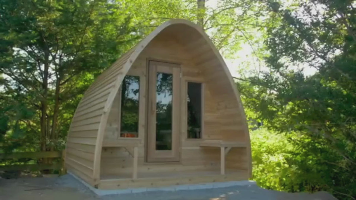 Dundalk LeisureCraft Knotty Cedar POD Sauna