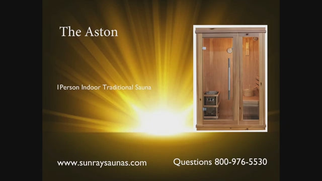 Sunray Aston 1 Person Indoor Traditional Sauna