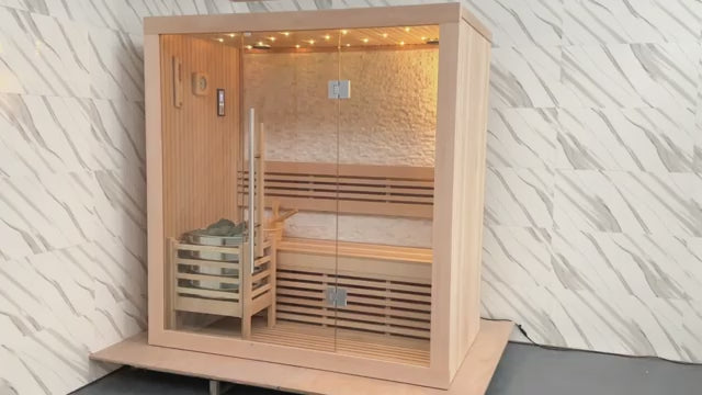 Sunray Westlake 3 Person Luxury Indoor Traditional Sauna