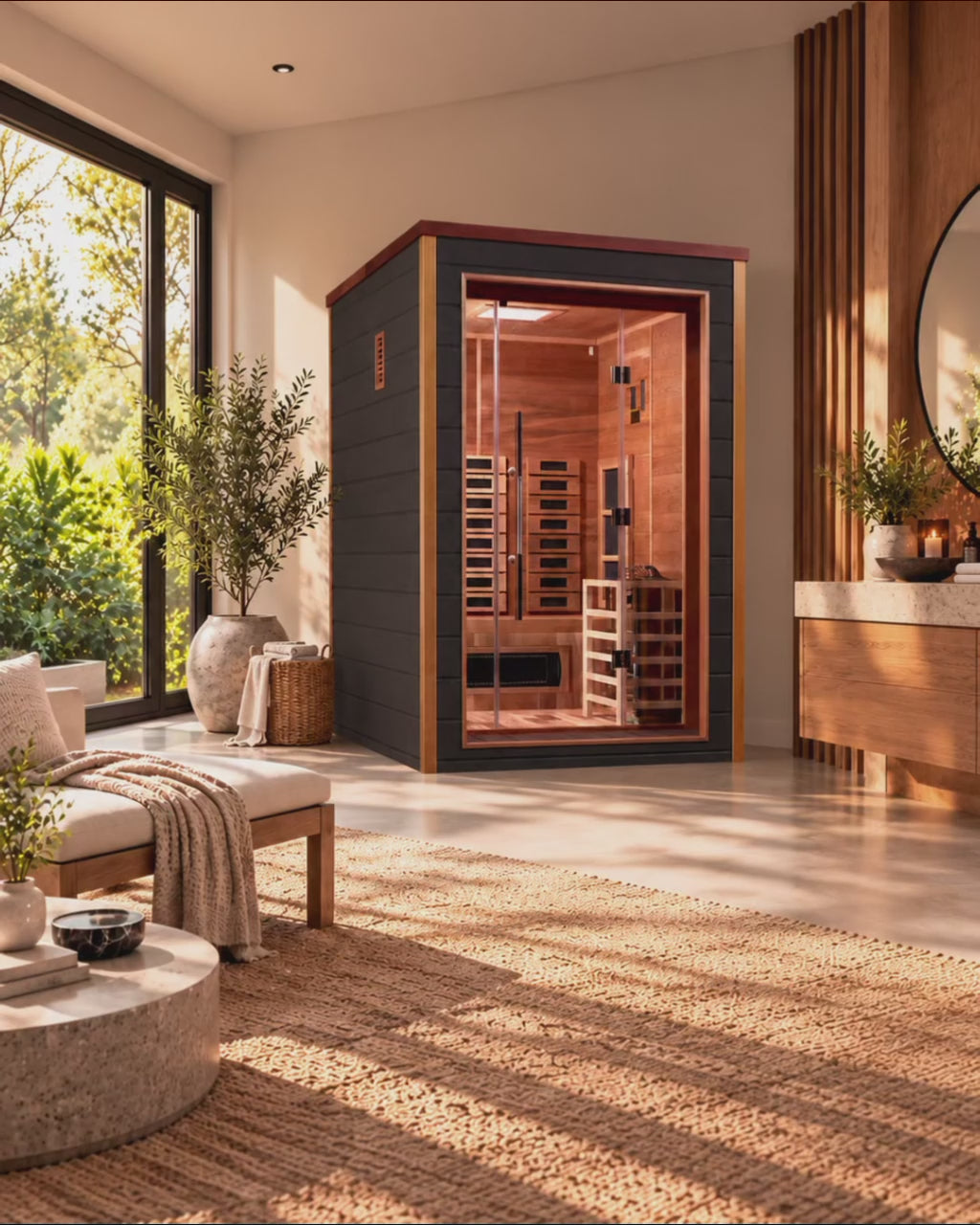 Make sauna time part of home