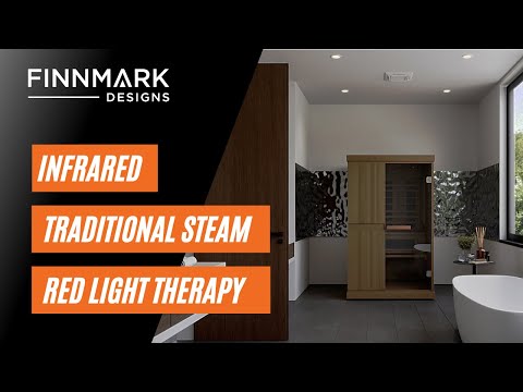 Finnmark 2 Person FD-4 Trinity Infrared & Steam Sauna Combo