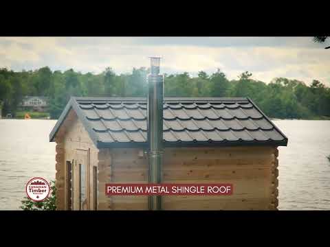 Dundalk Leisure Canadian Timber Georgian Cabin Sauna CTC88W