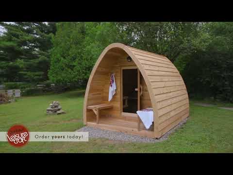 Dundalk Leisure Knotty Cedar Mini Pod Sauna