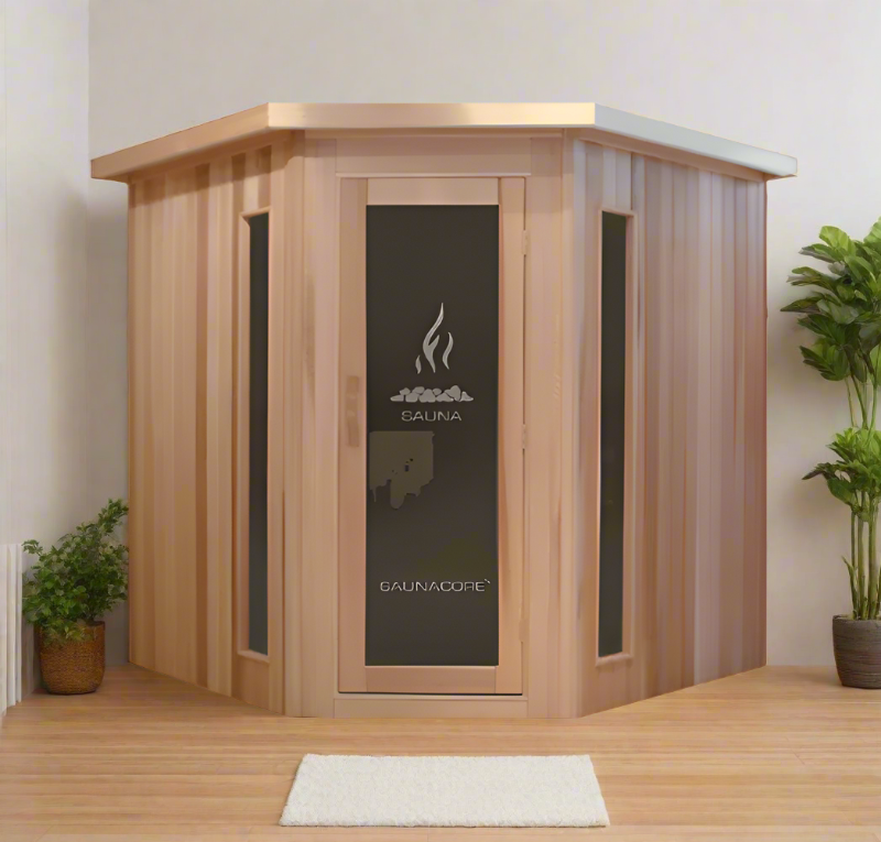 Saunacore Saunas Saunacore Traditional Indoor Saunas Neo-Classic Style Series N7X7
