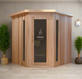 Saunacore Traditional Indoor Sauna Neo-Classic Style Series N8X8 - My Sauna World