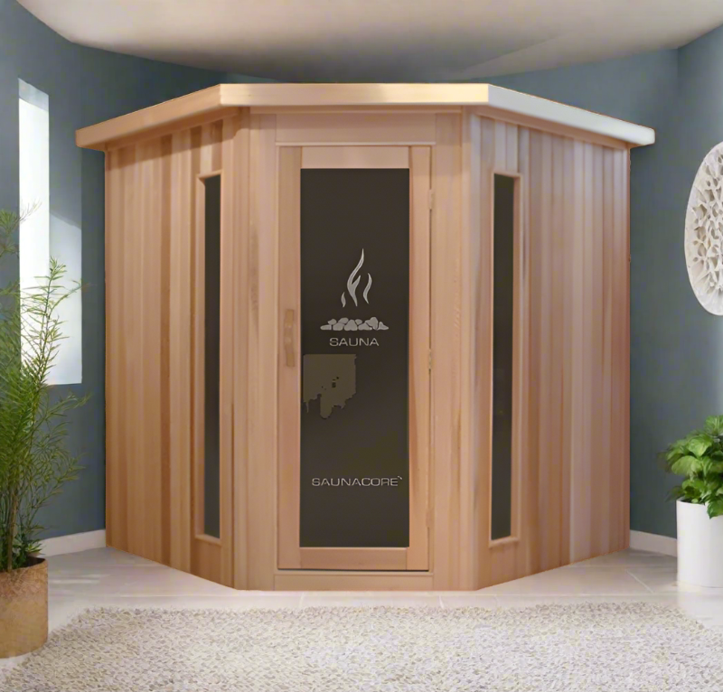 Saunacore Saunas Saunacore Traditional Indoor Sauna Neo-Classic Style Series N5X5