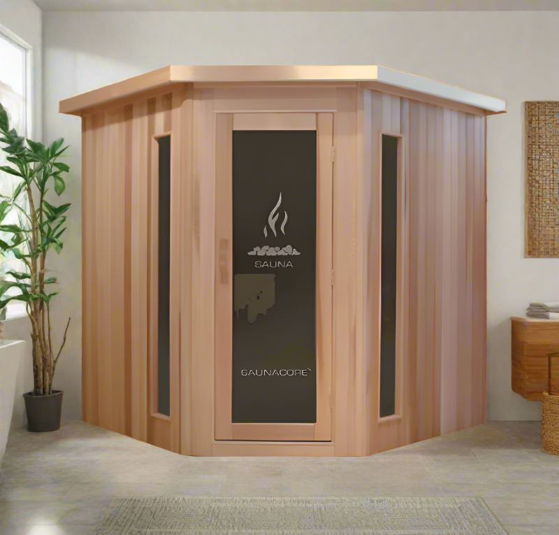 Saunacore Saunas Saunacore Traditional Indoor Saunas Neo-Classic Style Series N7X7
