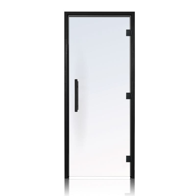 Prosaunas Black Clear Alder Glass Sauna Door 24x81