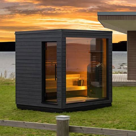 SaunaLife Saunas SaunaLife Model G6 5 Person Garden Series Pre-Assembled Outdoor Home Sauna