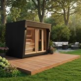 Saunum Saunas Saunum AirCube Space 5-Person Outdoor Cabin Sauna