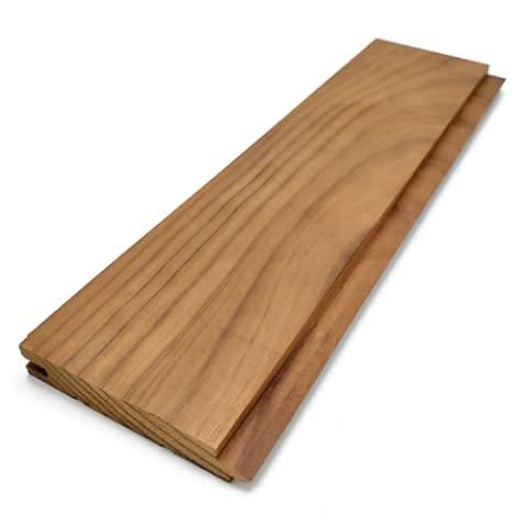 ProSaunas Accessories Prosaunas Thermo-Radiata Pine 1X4 T&G STS4 Wall Cladding