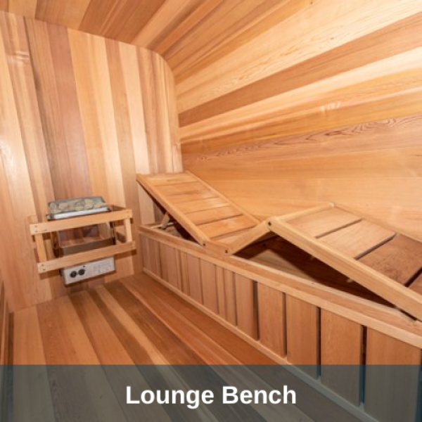 Dundalk LeisureCraft Clear Cedar Outdoor Luna Sauna - My Sauna World