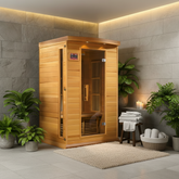 Golden Designs Saunas Golden Designs Maxxus 2 Person Near Zero EMF FAR IR Sauna (MX-K206-01-ZF HEM)