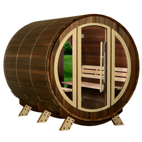 Almost Heaven Phoenix - 6 Person Luxury Barrel Sauna - My Sauna World