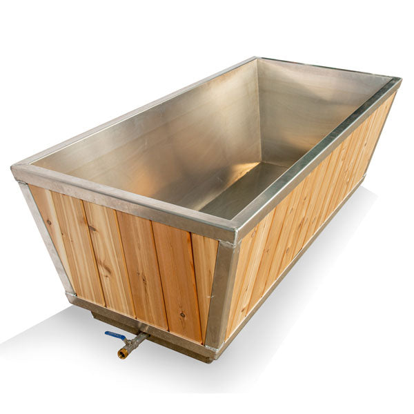 Dundalk LeisureCraft The Glacier Cold Plunge Tub - Knotty Red Cedar