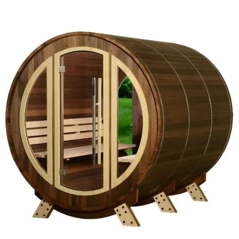 Almost Heaven Saunas Almost Heaven Phoenix 6 Person Luxury Barrel Sauna
