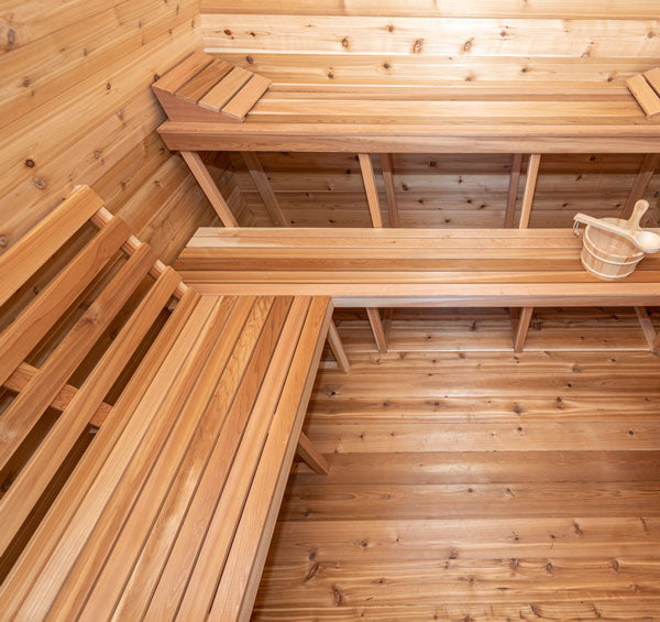 Dundalk LeisureCraft Clear Cedar Mini POD Sauna - My Sauna World