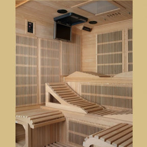 Golden Designs Monaco - 6 Person Near Zero EMF FAR Infrared Sauna
