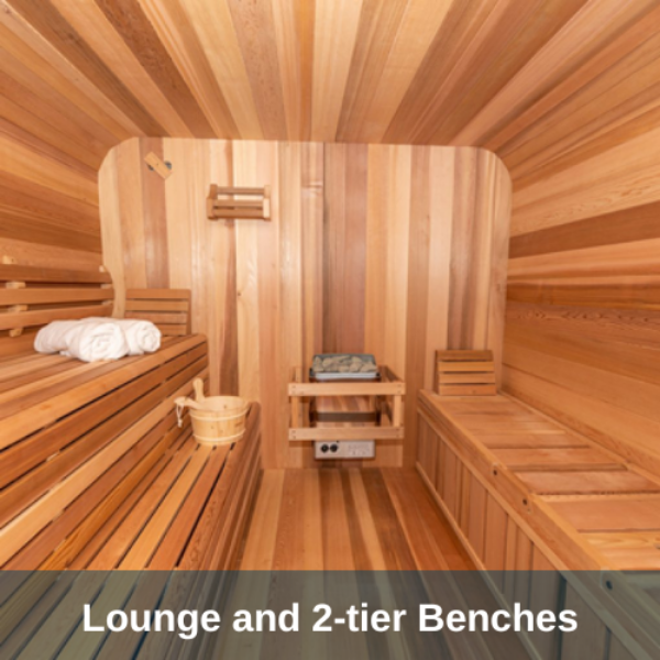 Dundalk LeisureCraft Clear Cedar Outdoor Luna Sauna - My Sauna World