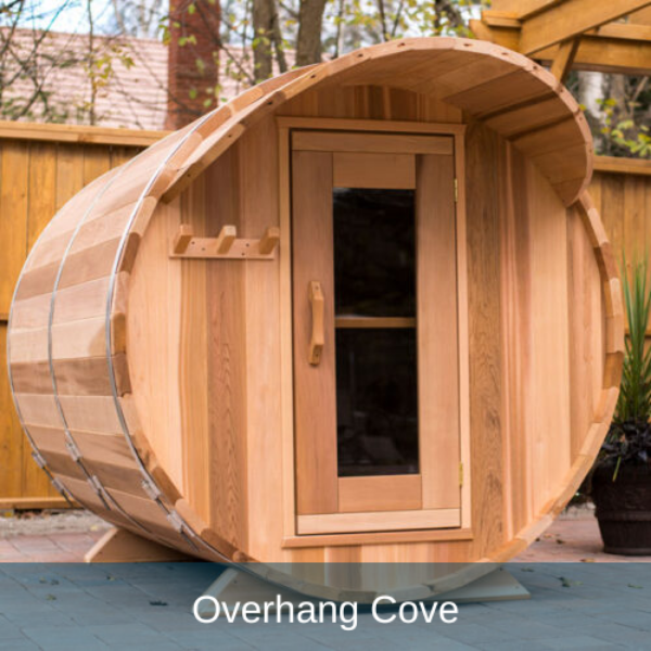 Dundalk LeisureCraft Clear Cedar Panoramic View Cedar Barrel Sauna - My Sauna World