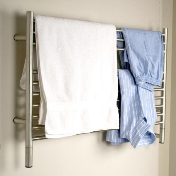 Amba Jeeves L-STRAIGHT  Heated Towel Rack - My Sauna World