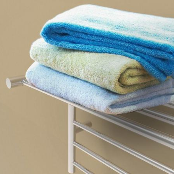 Amba Radiant Shelf Heated Towel Rack - My Sauna World