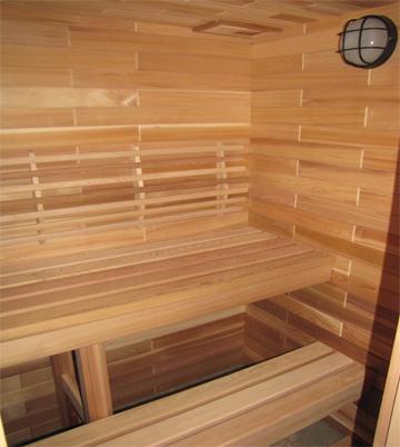 Saunacore Traditional Modular Series C4X8 with Kw 4 SE Heater - My Sauna World