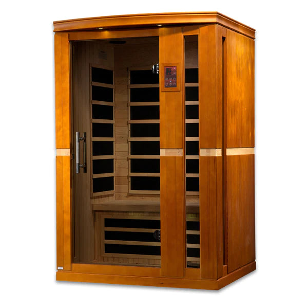 Golden Designs Dynamic Vittoria 2 Person Low EMF FAR Infrared Sauna