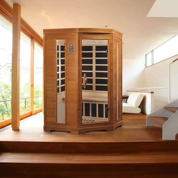 Dynamic Saunas Heming 2-Person Infrared Sauna | MySaunaWorld - My