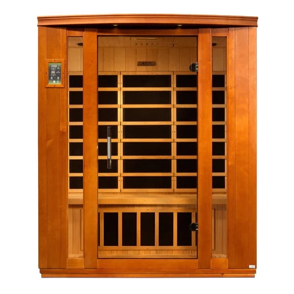 Golden Designs Dynamic Bellagio 3 Person Low EMF FAR Infrared Sauna