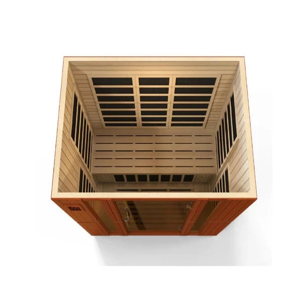 Golden Designs Dynamic Bellagio 3 Person Low EMF FAR Infrared Sauna
