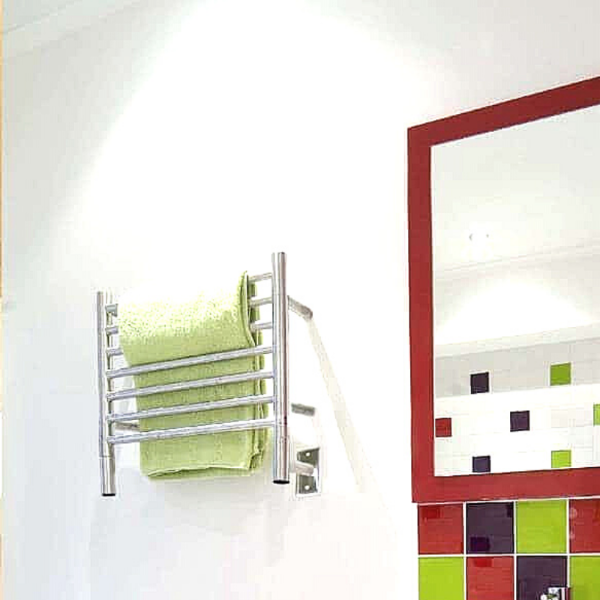 Amba Jeeves H-STRAIGHT  Heated Towel Rack - My Sauna World