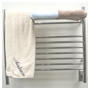 Amba Jeeves H-STRAIGHT  Heated Towel Rack - My Sauna World