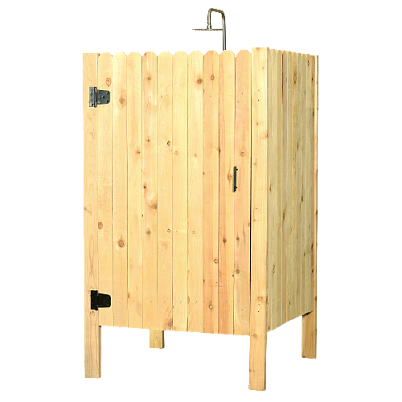 Rustic Picket Outdoor Shower by Rinse Outdoor Showers