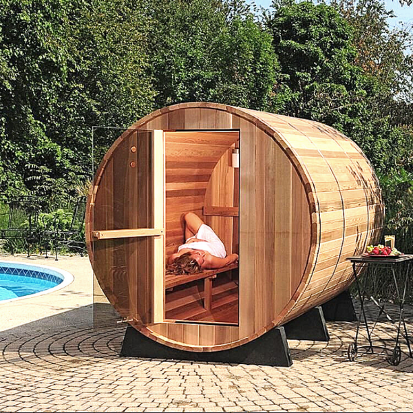 Almost Heaven Lewisburg 8 Person Standard Barrel Sauna - My Sauna World