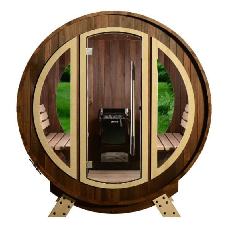 Almost Heaven Saunas Almost Heaven Phoenix 6 Person Luxury Barrel Sauna