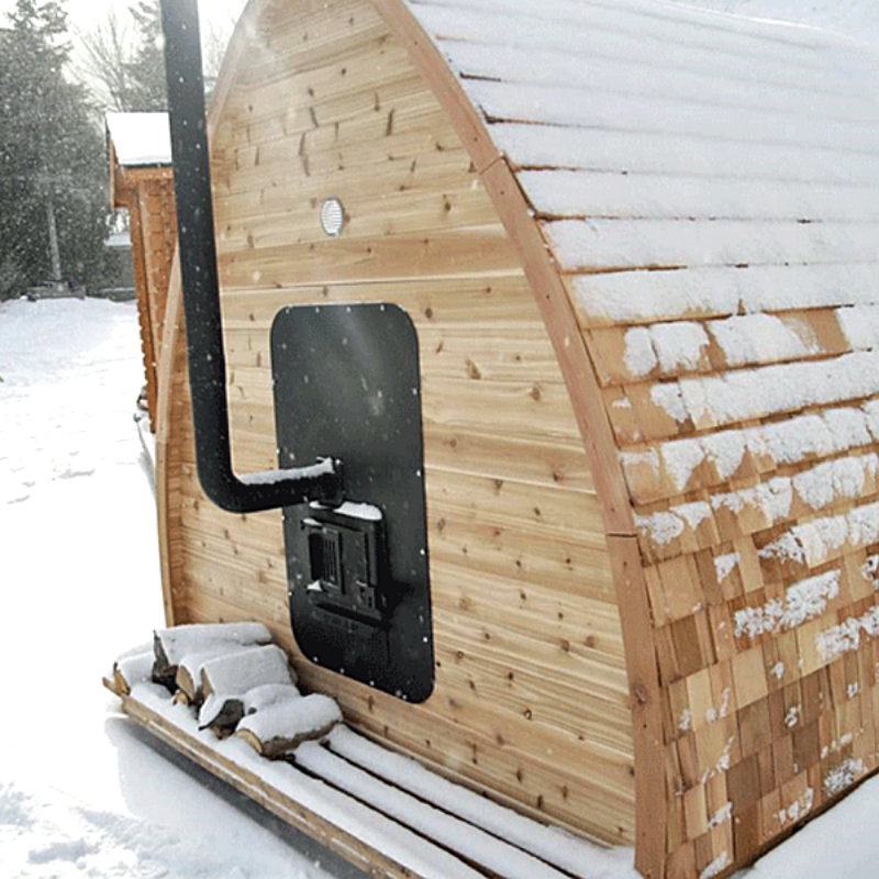 Dundalk LeisureCraft Clear Cedar POD Sauna - My Sauna World