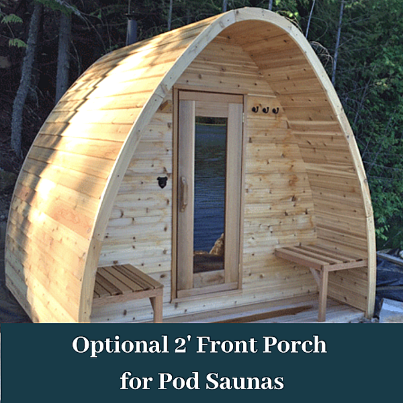 Dundalk LeisureCraft Clear Cedar POD Sauna - My Sauna World