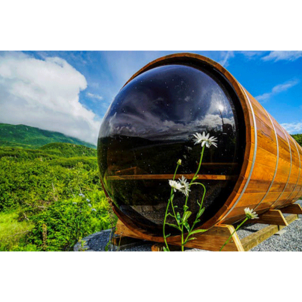 Dundalk LeisureCraft Panoramic View Cedar Barrel Sauna - My Sauna World