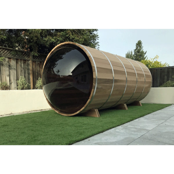 Dundalk LeisureCraft Panoramic View Cedar Barrel Sauna - My Sauna World