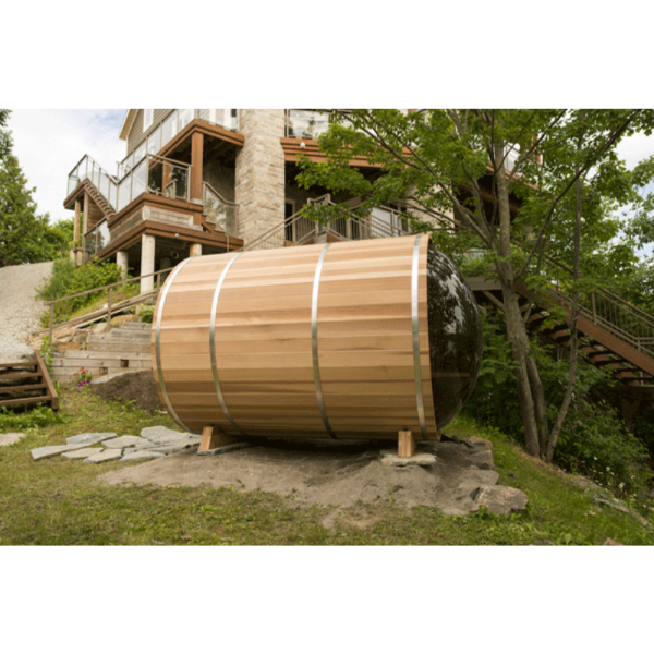 Dundalk LeisureCraft Panoramic View Cedar Barrel Sauna - My Sauna World