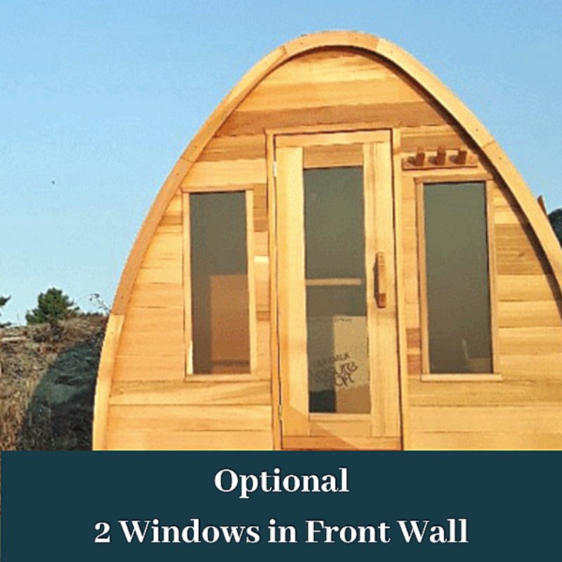 Dundalk LeisureCraft Clear Cedar POD Sauna - My Sauna World