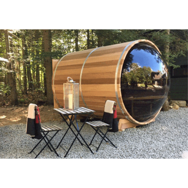 Dundalk LeisureCraft Panoramic View Cedar Barrel Sauna - My Sauna World