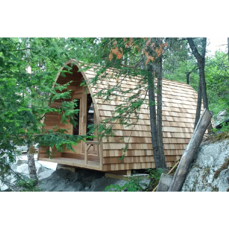 Dundalk LeisureCraft Clear Cedar POD Sauna - My Sauna World