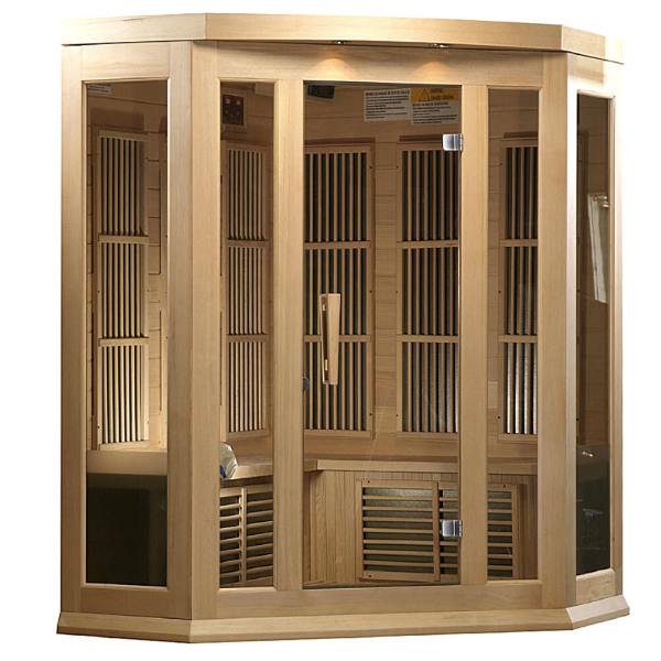 MX-K356-01 Maxxus Low EMF FAR Infrared Sauna Canadian Red Cedar - My Sauna World