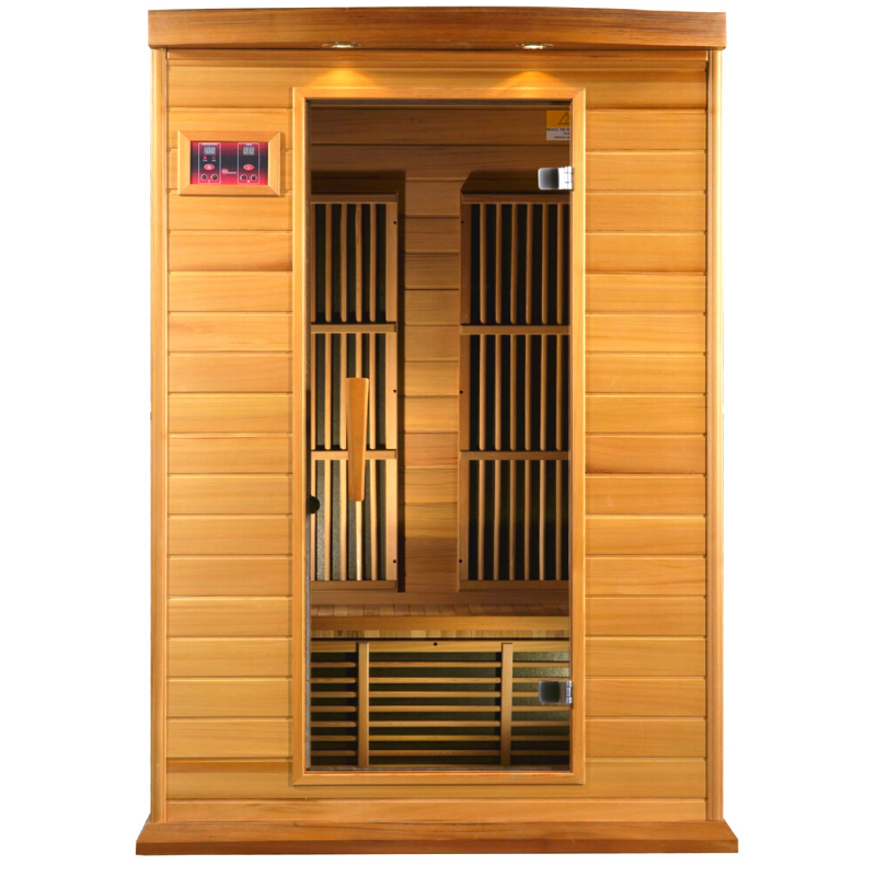 MX-K206-01 Maxxus Low EMF FAR Infrared Sauna Canadian Red Cedar - My Sauna World